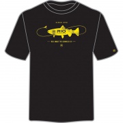  Rio Trout Tee Shirt, - XL Black