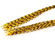   Hareline Grizzly Barred Rubber Legs Medium Yellow 