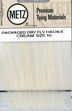   Metz Packaget Dry Fly Hackle #20 Cream
