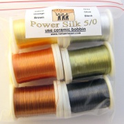      Power Silk 10/0 insect colors